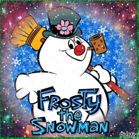 frosty happy birthday animated gif|animated frosty the snowman dancing gif.